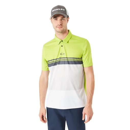 Oakley Colour Block Take Golf Polo Shirt - Image 4
