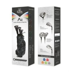 Lynx Golf Junior AI Package Set Black (12-13 Years)