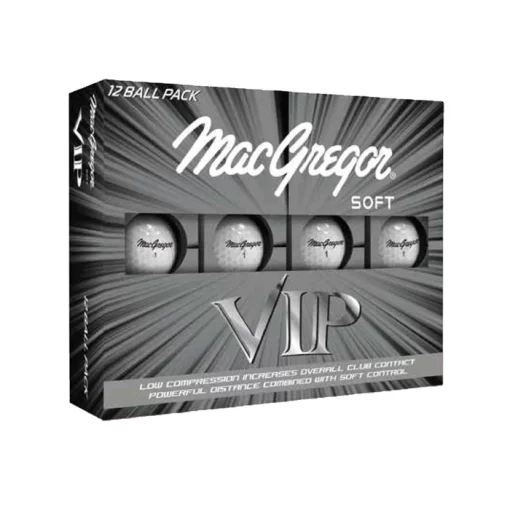MacGregor VIP 12 Golf Ball Pack - White