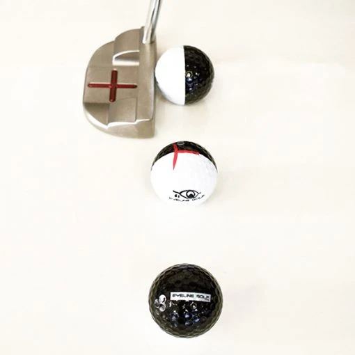 Eyeline Golf 3-Pack MyRoll Training Balls 2 Colour 50/50 - Image 3