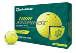 TaylorMade Tour Response Yellow Golf Balls 2022